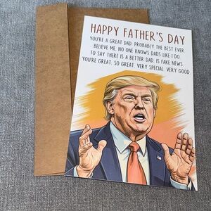 Father's Day Funny Trump Card